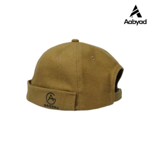 Aabyad signature Brimless Cap  (Brown Color) Canvas Fabrics